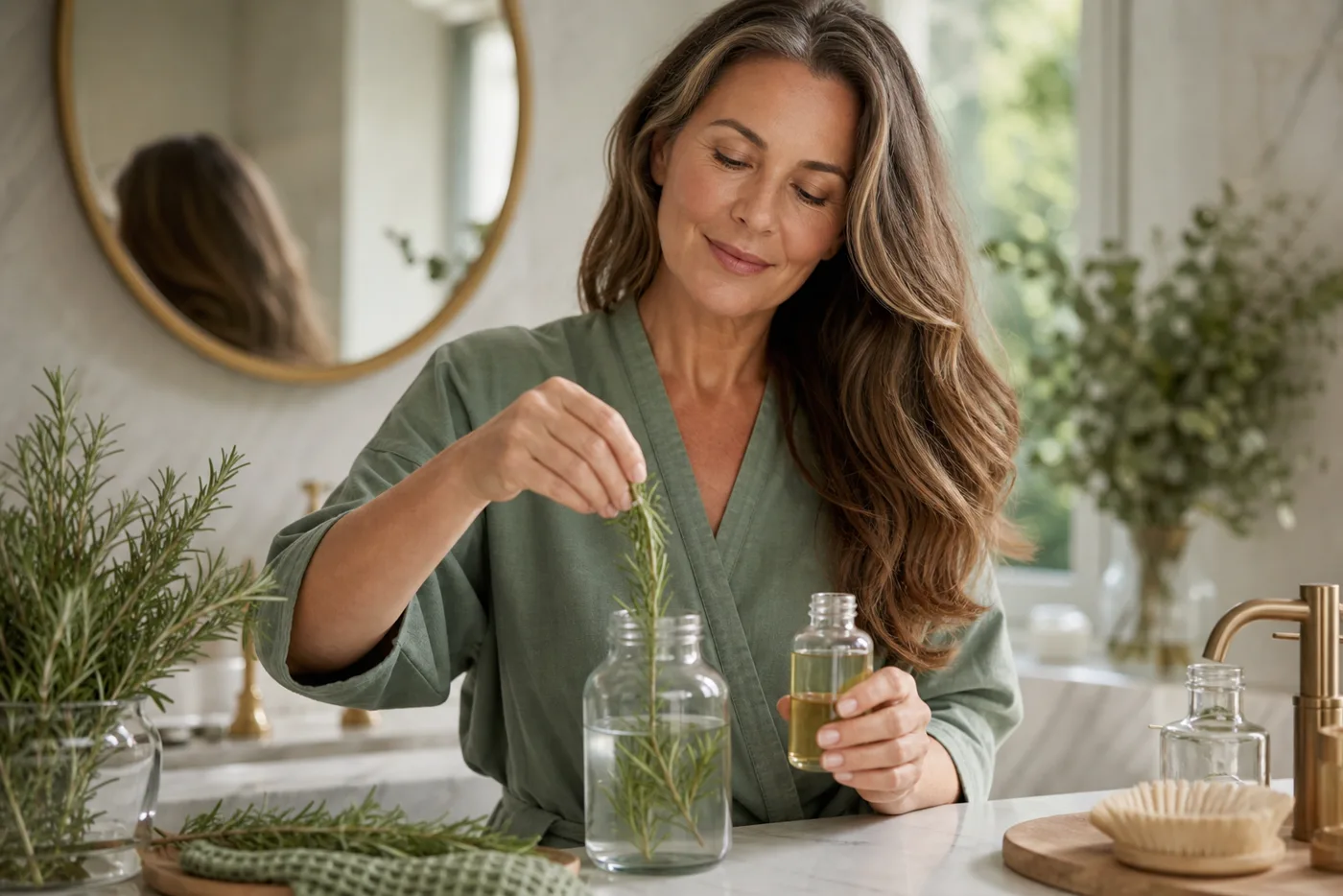Rosemary scalp ritual guide