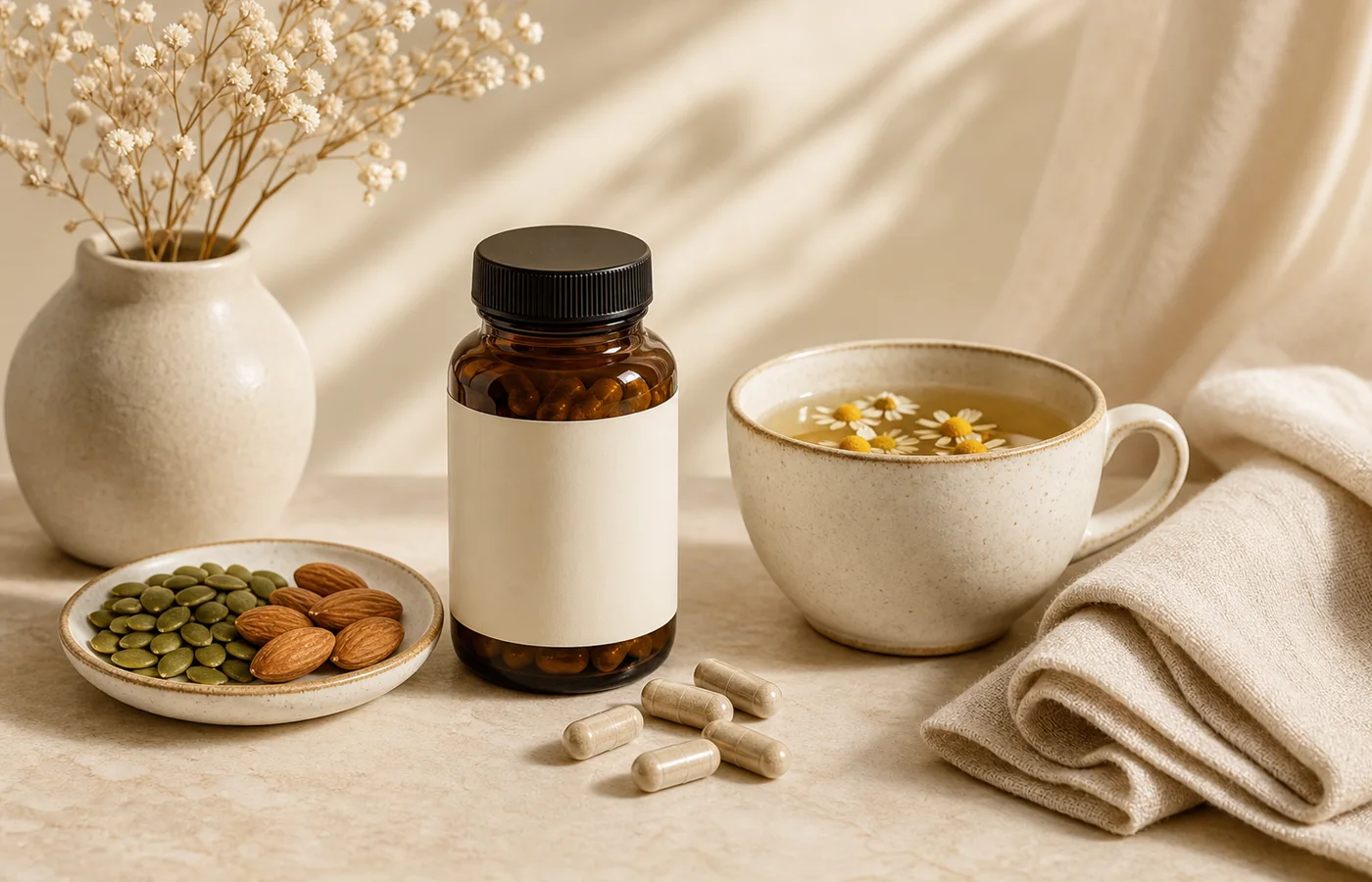 Epsom salt lavender tea and magnesium beauty rest ritual