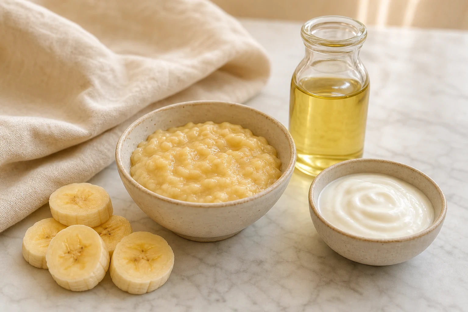Banana Avocado Oil Mask