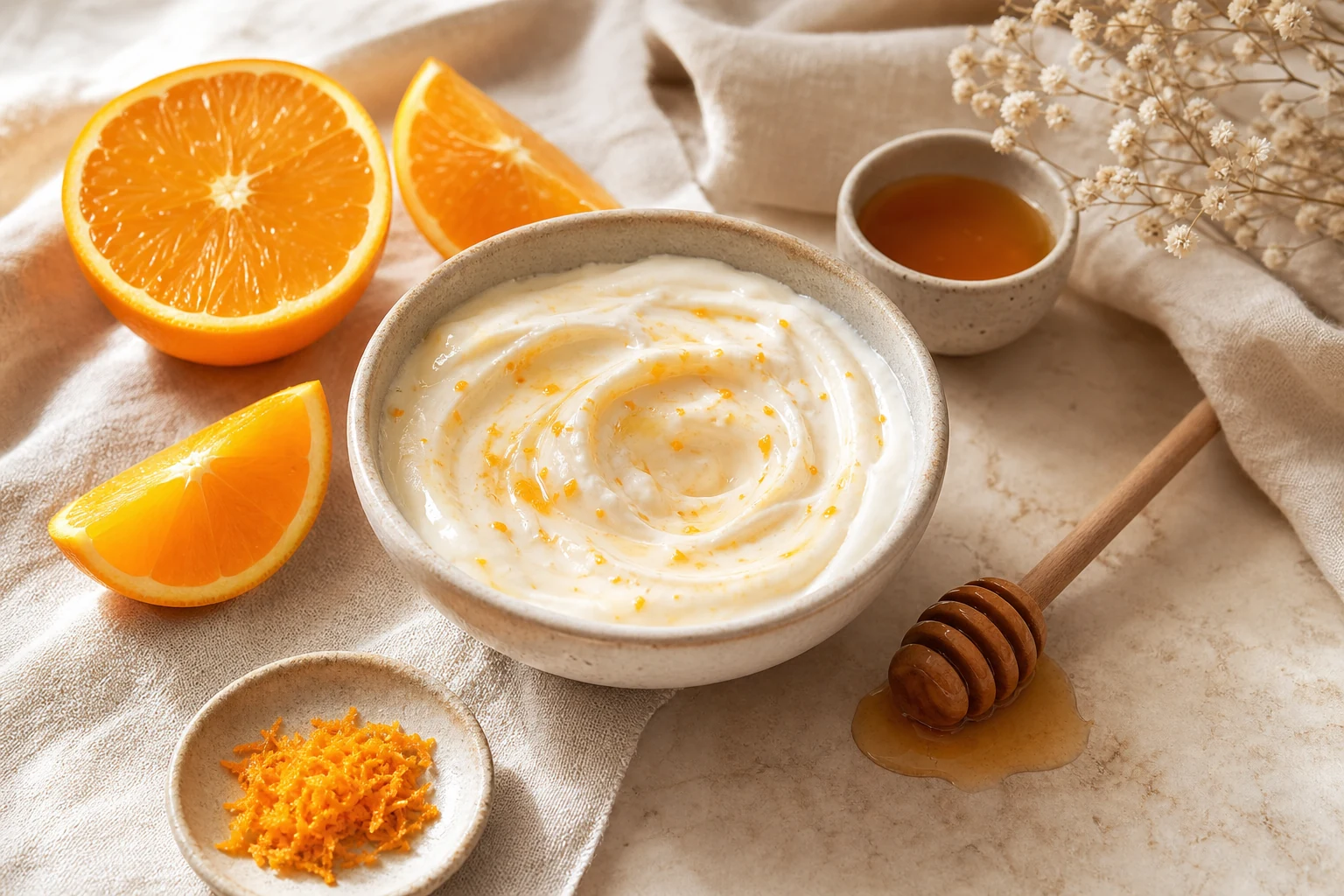 Orange Yogurt Glow Mask