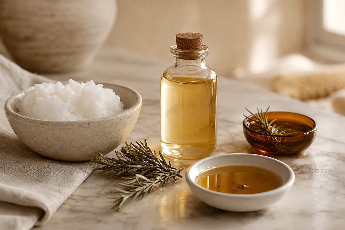 Coconut Rosemary Oil Massage