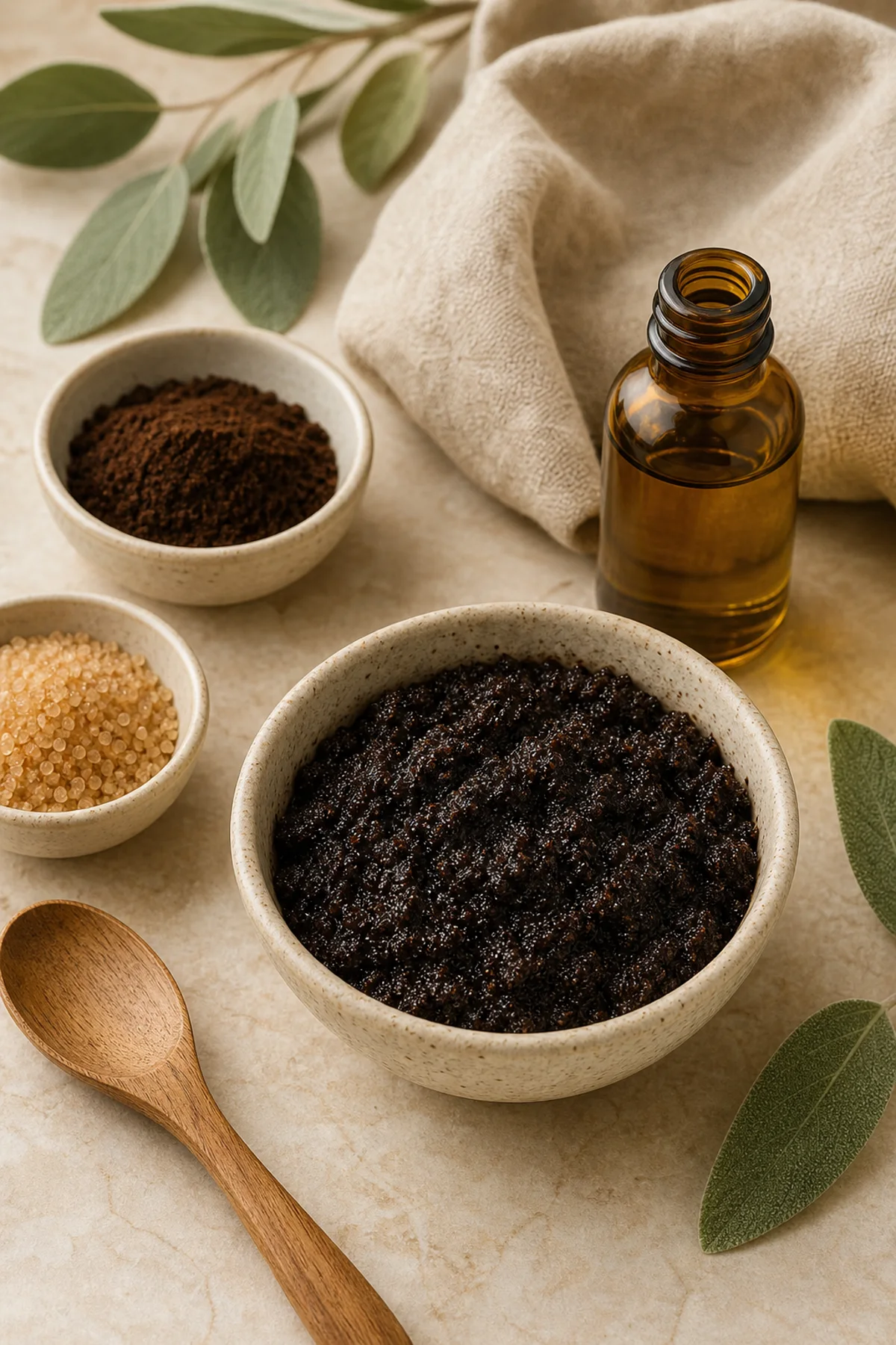 Coffee Jojoba Smooth-Looking Legs Polish