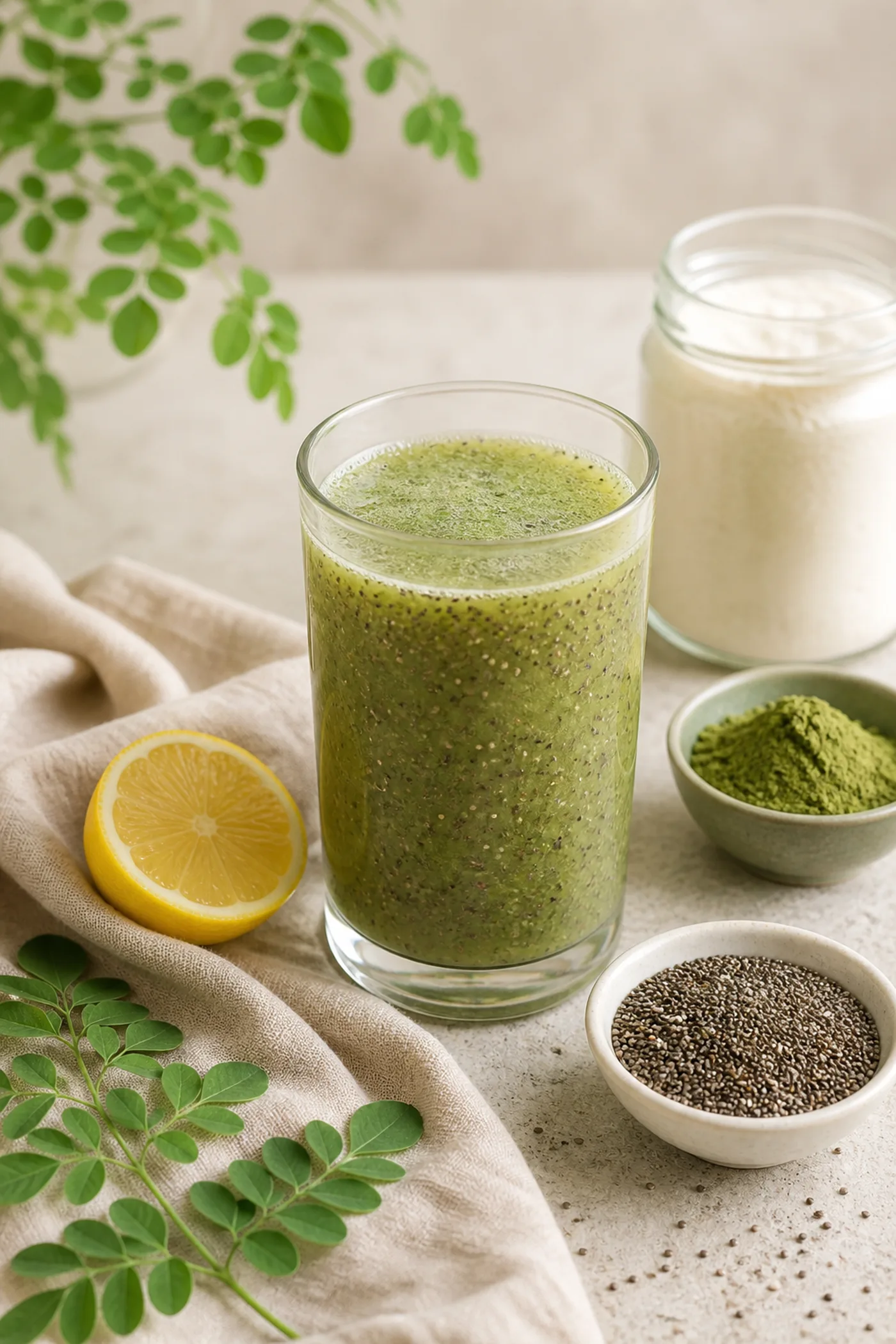 Moringa Chia Light Green Beauty Drink