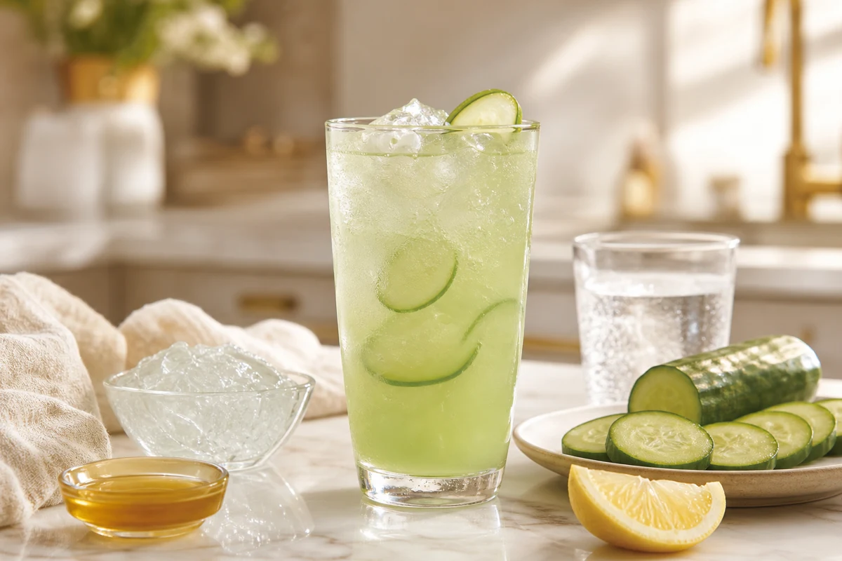 Aloe Lemon Cucumber Drink