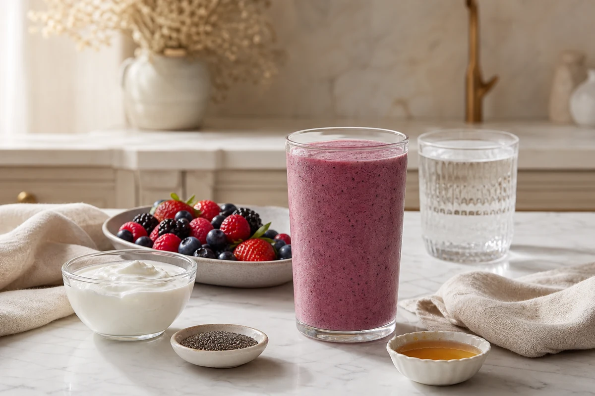 Berry Chia Clean Smoothie
