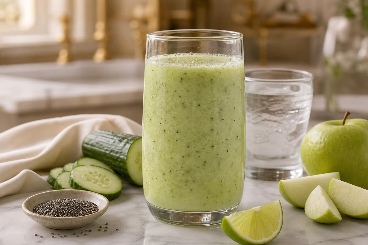 Green Cucumber Fresh Refresh Smoothie