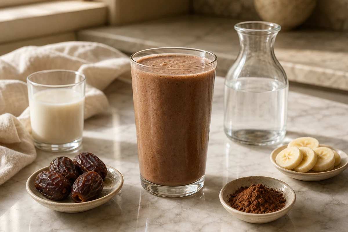 Cacao Almond Date Shake
