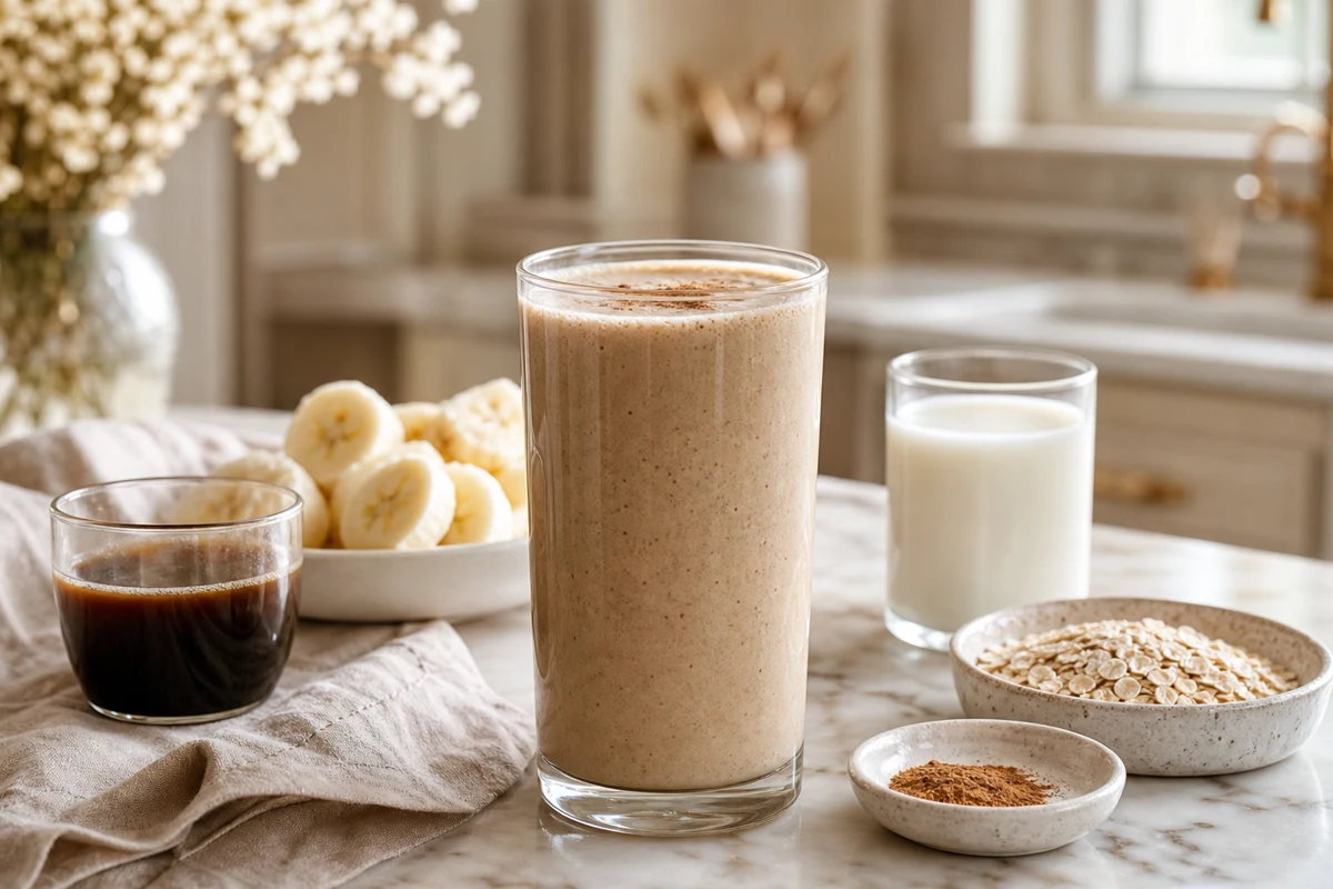 Coffee Banana Oat Smoothie