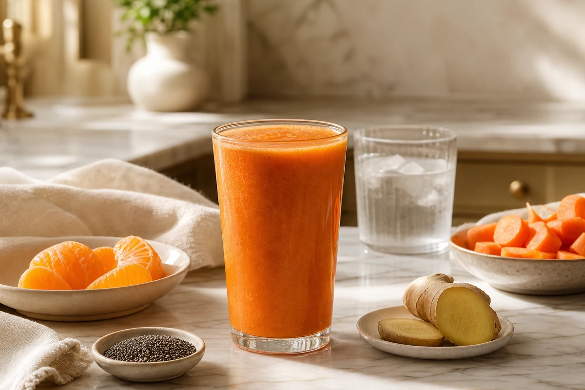 Orange Carrot Ginger Smoothie