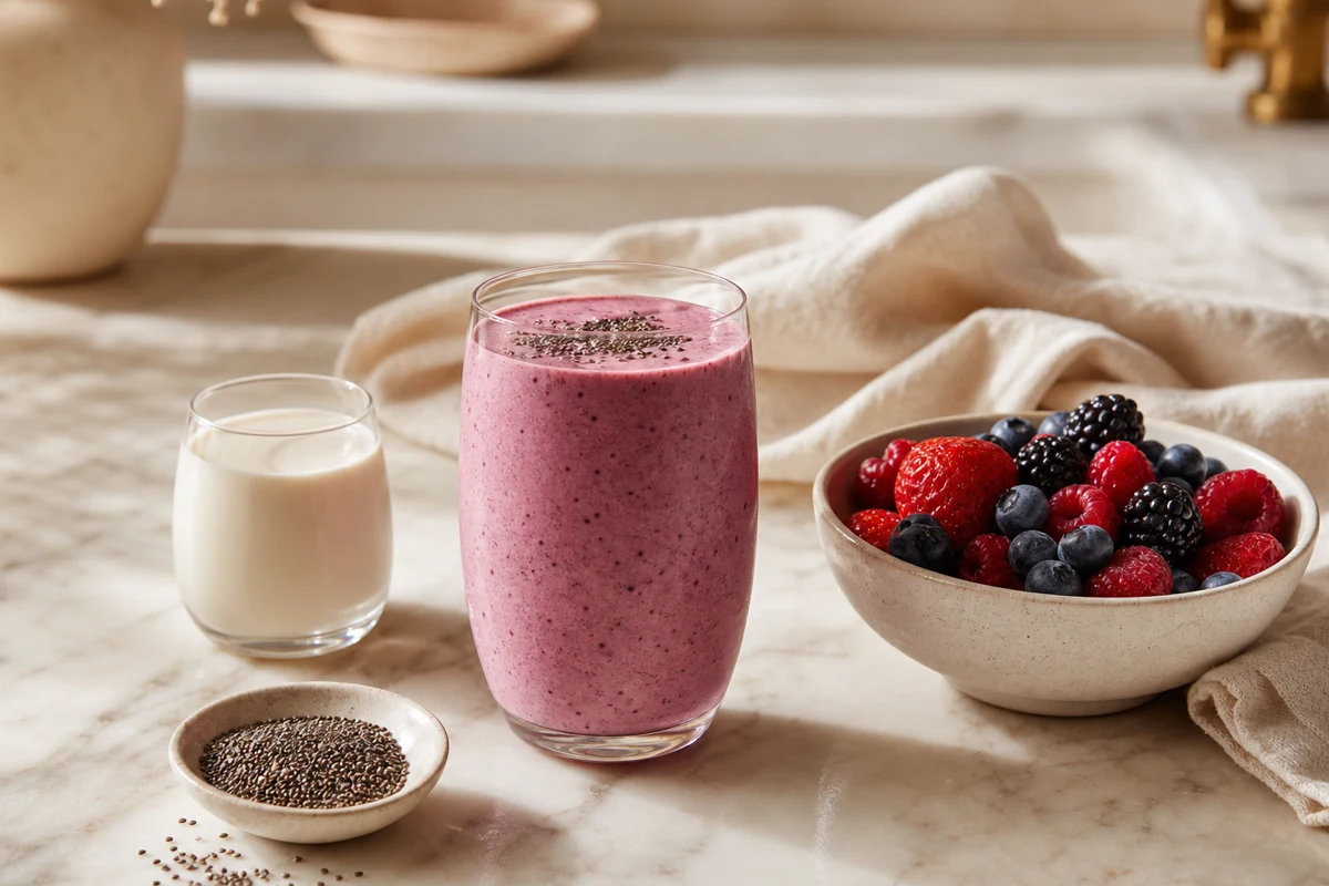 Berry Almond Glow Smoothie