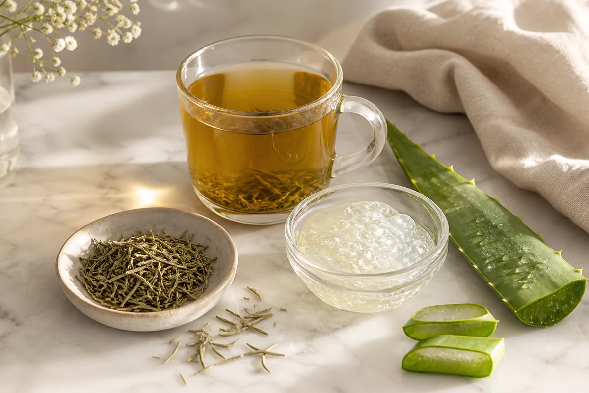 Rosemary Green Tea Rinse