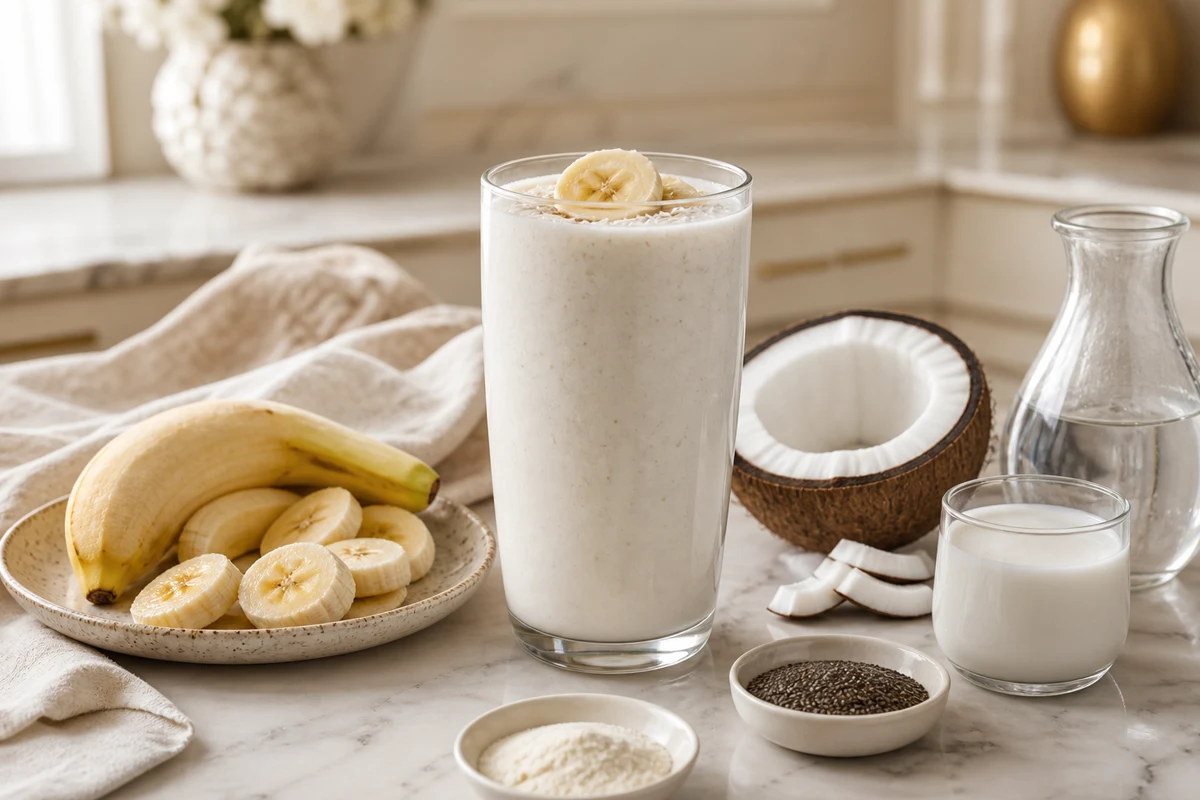 Coconut Banana Collagen Shake